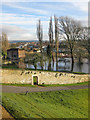 River Derwent bursts its banks