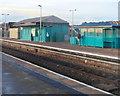 Turquoise station buildings, Cadoxton