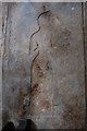 TQ9245 : Brass indent to Christian Haut, St Nicholas' church, Pluckley by Julian P Guffogg