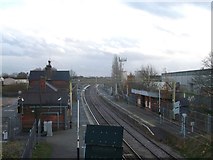 TQ5882 : Platforms of South Ockendon Station by David Anstiss