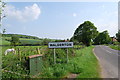 Sign for Walderton Village on the B2146