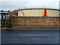 Gasholder on the north side of Cardiff Road, Barry