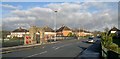 War Memorial and park at Ball Haye Green