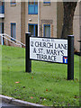 TL2862 : St.Mary's Terrace sign by Geographer
