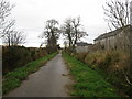 Once a small country lane, now a cycle path