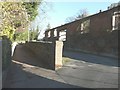 Derelict building beside Abbots Barton Walk