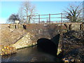 TQ7225 : Railway bridge over field ditch, near Bugsell Mill Farm by David Anstiss