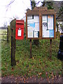 TL2662 : Yelling Parish Notice Board & Yelling Postbox by Geographer