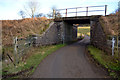 Track to Haw Laith and rail bridge