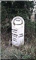 Milestone beside the B1224 east of Wetherby