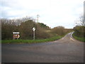 Road junction at Trevarrack