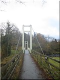 NY2523 : Footbridge over River Derwent, Portinscale by Graham Robson
