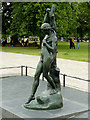 SP2054 : Statue of Hermaphroditus in Stratford-upon-Avon by Roger  Kidd