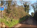 No through road to East Coombe Farm