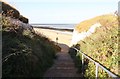 Steps to the beach in Botany Bay