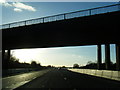 M5 passes under Winnycroft Lane