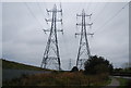 Pylons in the Lea Valley