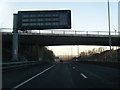 M4 westbound passes under Gloucester Road