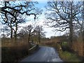 Bridge over a stream near Wheatcroft Farm