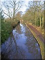 View NW from bridge 23, Stratford-upon-Avon Canal