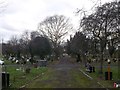 Paths in Lambeth Cemetery