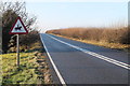 The A158 towards High Toynton