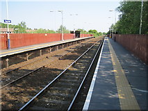 SD6704 : Hag Fold railway station, Greater Manchester by Nigel Thompson