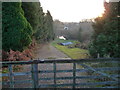 Sloping track above the River Stour in Stourport-on-Severn