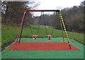 Forlorn swings in Charltonbrook Park