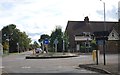 Roundabout at the end of Darenth Avenue