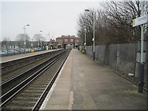 SD2906 : Formby railway station, Merseyside by Nigel Thompson