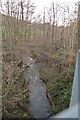 SS6230 : Looking down Venn Stream from a bridge on the A361 by Roger A Smith