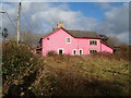 A pink house, Bedford Road, Cefn Cribwr