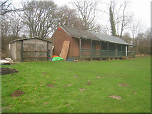 SU5649 : Oakley Cricket Pavilion by Mr Ignavy