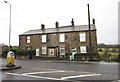 Houses on the A57, Mottram Moor (road)