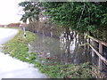 TM3667 : Flooded front of Corner Farm by Geographer