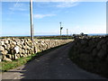 Private farm access lane at Ballyveaghmore