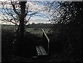 Hadstock: footbridge over a ditch