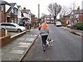 Midday walk, Pine Avenue