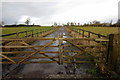 Track to Toddington Park by the paddocks