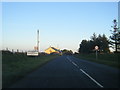 A487 at Square and Compass village boundary