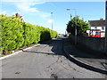 Road leading from Valley Road to a private road