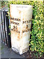 Old Cast Iron Milepost