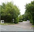 An entrance to Shirehampton Park Golf Club, Bristol