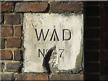SU4729 : WD marker, Southgate Street, SO23 by Mike Quinn
