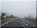 A48 approaching Highfield Road junction