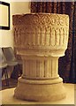 St John the Baptist, Bere Regis - Font