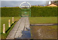 Entrance to Cefn Cribwr Athletic Bowls Club