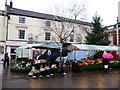 Two stalls in Brigg market place