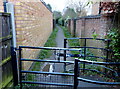 Footpath to Uplands Park in Oadby